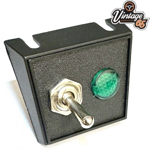 Classic Car Heavy Duty Metal Toggle Switch 12v 25 Amp LED Light Mounting Panel