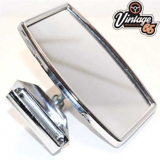 Classic Car Overtaking Mirror Adjustable Stainless Steel Quarter Light Mount