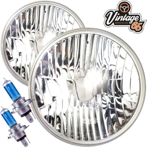 Mazda MX5 Headlight Upgrade Xenon Halogen Crystal H4 7"" Mk1 Eunos Roadster