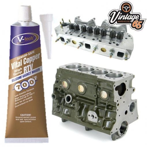 Classic Car High Performance Copper RTV Silicone Gasket Seal Jointing Compound