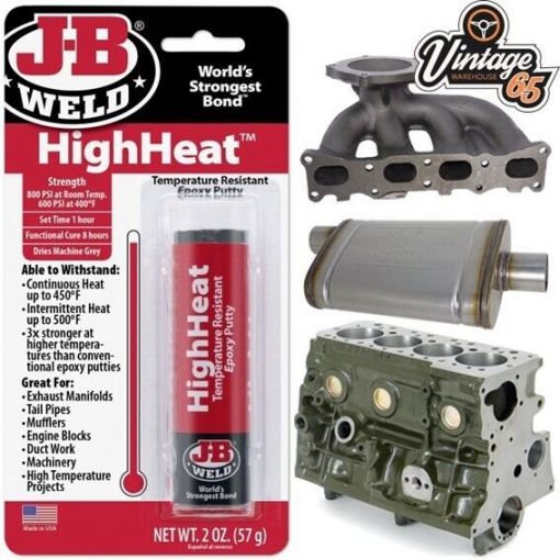 Classic Car High Heat VHT Cracked Engine Block Manifold Exhaust Repair Putty 57g
