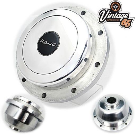 Vw Transporter Camper T2 Classic Alloy Steering Wheel Boss Kit & Horn Push Kit