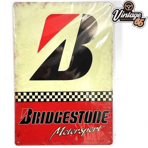 Bridgestone Tyres Retro Sign Classic Car Garage Man Cave Bar Cafe Shed 30 x 20cm