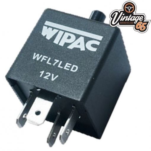 Electronic Flasher Relay for LED Indicators Adjustable Genuine Wipac UK