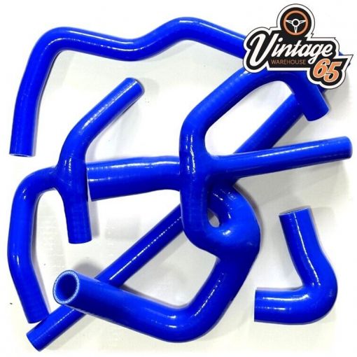 Radiator Hose Set Blue Silicone Fits Rover Mini Spi 1992 to 1996 C-GRH005