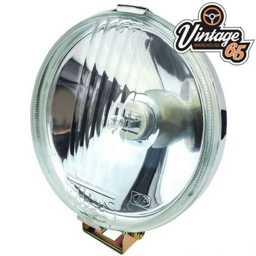 Driving Light Spot Lamp 12v Classic Car Retro Style Single 5.5"" Chrome Halogen