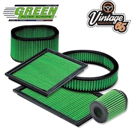 VW Golf Mk7 R Gti TSi TDI GTD 1.6 2.0L Performance Air Filter Green Cotton Panel