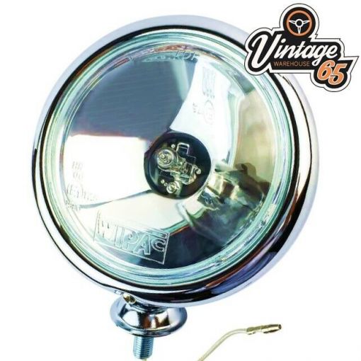 Driving Light Spot Lamp 12v Halogen 55w Classic Style Single 5"" Stainless Steel