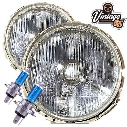 Vw Golf Mk1 Gti 8v Caddy Xenon Halogen 50% Brighter Headlight Head Lamps