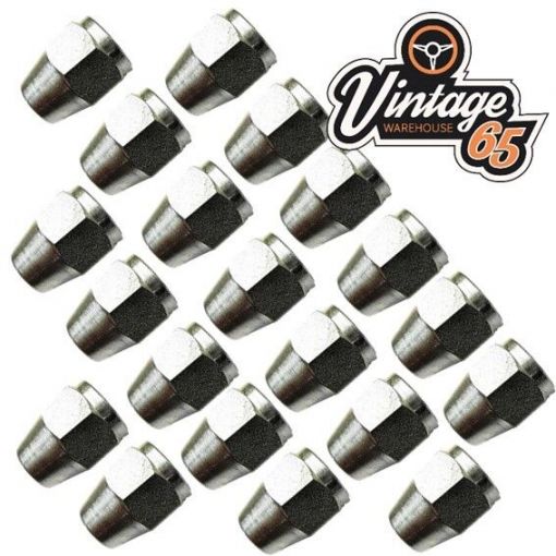 20 Imperial Brake Pipe Fittings Unions 3/8"" UNF x 24 Tpi Female Long 3/16"" Pipe