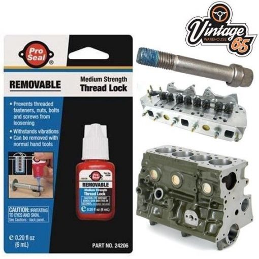 Classic Car Pro Seal 6ml Removable Medium Strength Blue Anaerobic Threadlocker