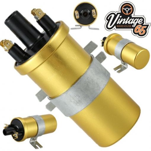 Lucas Style Gold High Performance Sport Ignition Coil For Rover Mini Classic