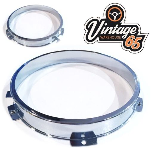 5 & 3/4"" Single Headlight Headlamp Chrome Retaining Ring Inner Surround Bezel