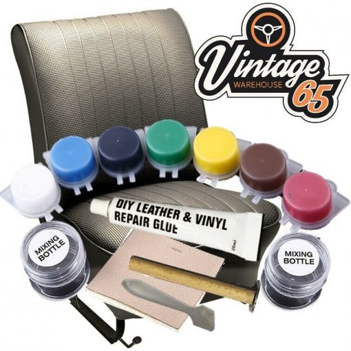 Classic Car Van Bike Leather & Vinyl Scratch Tear Colour Matched Repair Kit