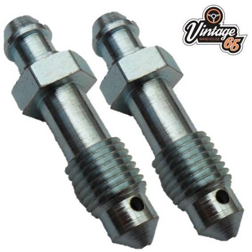 Blake Bleed Nipple Valves 3/8"" Unf x 24 TPI Extra Long Wheel Cylinder For Jaguar