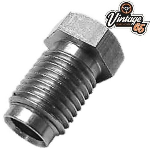USA Import Imperial Brake Pipe Fitting Union 7/16"" UNF 24Tpi Male For 3/16"" Pipe