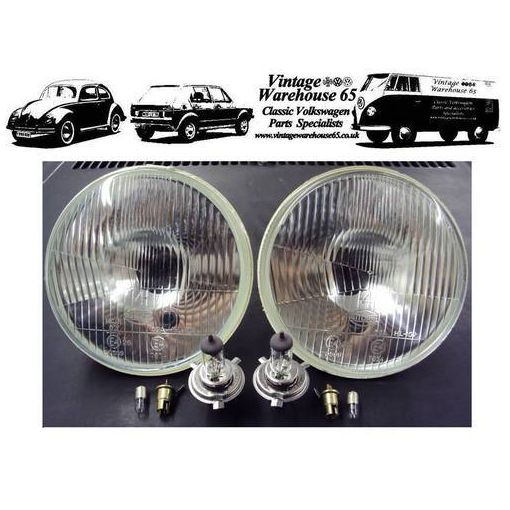 5&3/4"" Sealed Beam Halogen Conversion LHD Headlights Bulbs For Ford Capri Mk1