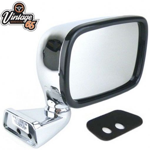 Classic Austin Mini Original Rover Style Custom Fit Chrome Door Mirror RH