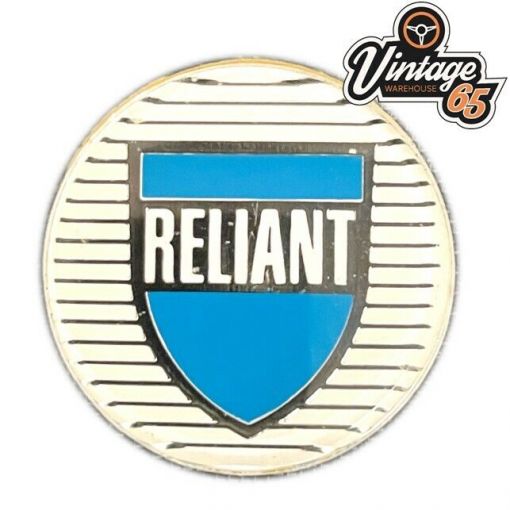 Classic Reliant Shield 28mm NOS 3D Chrome Gear Knob Horn Center Badge