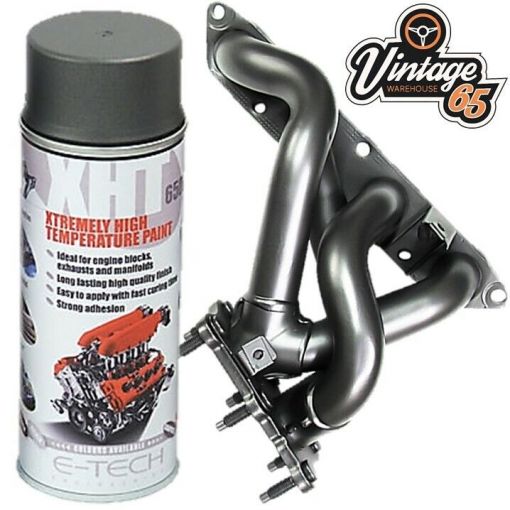 Classic Car Exhaust Manifold Extremely High Temperature VHT Paint Grey 400ml