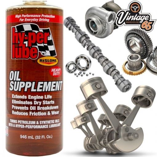Classic & Vintage Car Engine Oil Treatment Hyper Lube Friction Reducer 946ml
