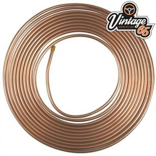 1/4 25 FT KUNIFER COPPER NICKEL BS RATED FUEL BRAKE PIPE *FAST DISPATCH* 25 FEET