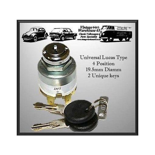 Classic Vintage Custom Kit Car 4 Position Universal Replacement Ignition Switch