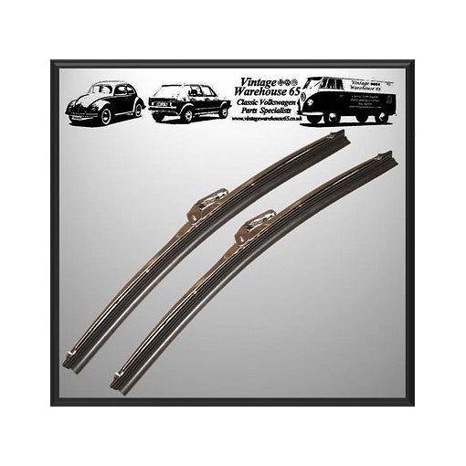 Triumph Herald & Vitesse 12" Stainless Steel Wiper Blades Pair 7mm Fitment