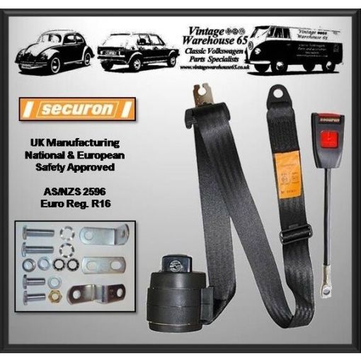 Jenson Healey Sports Gt Front Automatic 3 Point Seat Belt Kit