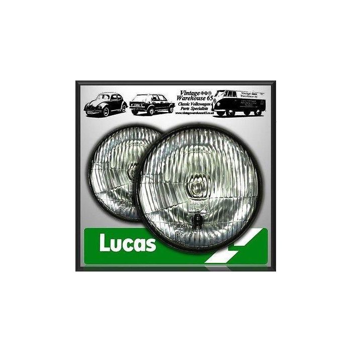 Ford Cortina Mk3 Genuine Lucas 7" Sealed Beam Halogen Conversion Headlight Kit 